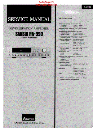Sansui-RA-990-Service-Manual电路原理图.pdf