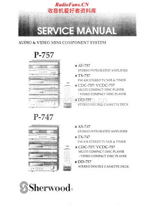 Sherwood-P-747-Service-Manual电路原理图.pdf