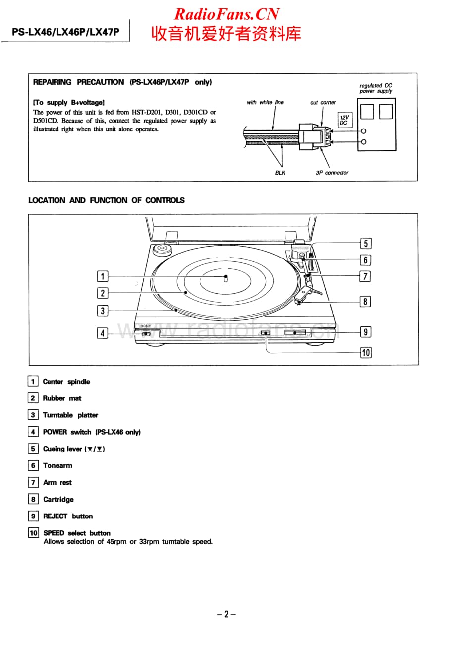 Sony-PS-LX46-Service-Manual电路原理图.pdf_第2页