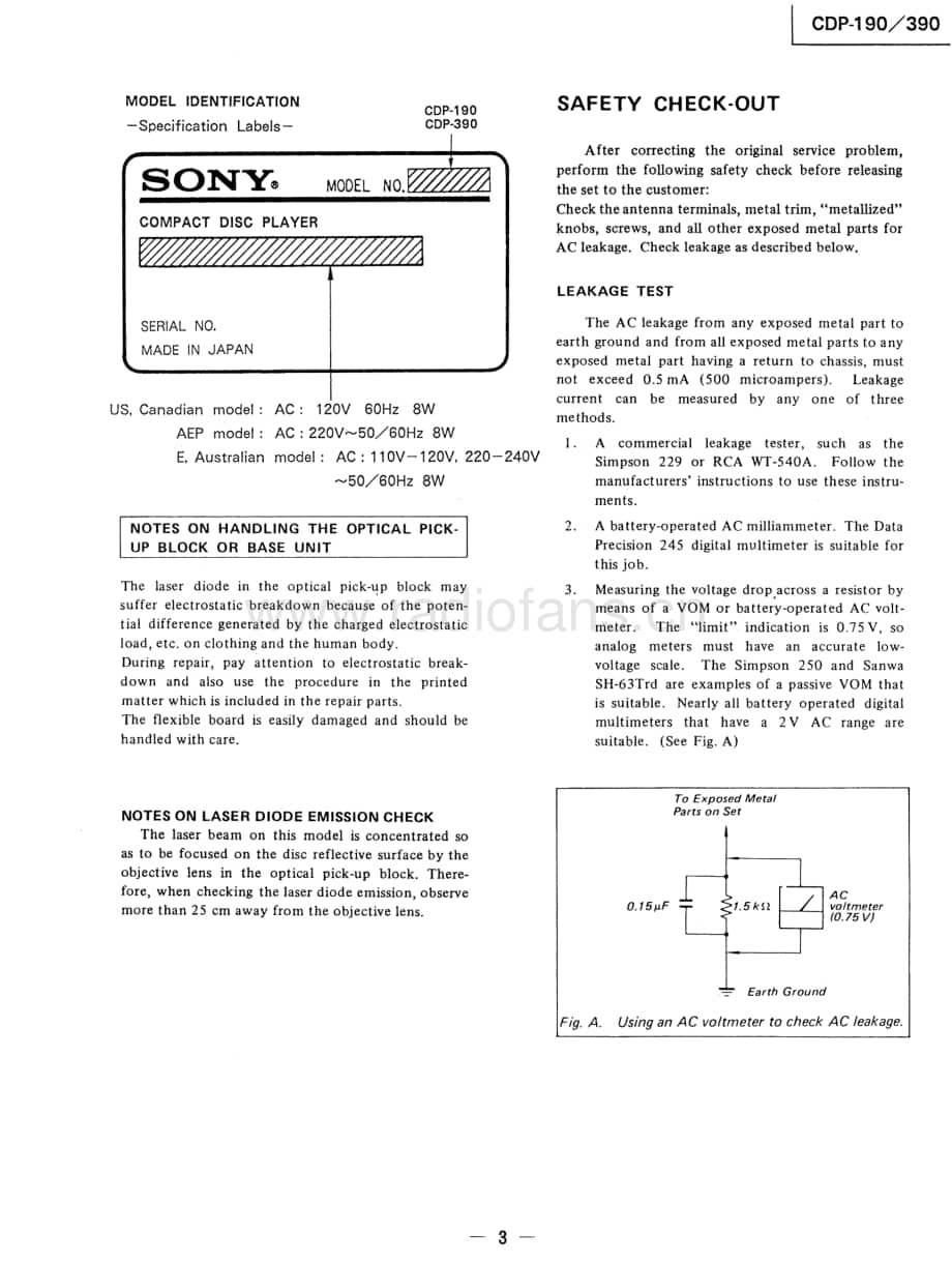 Sony-CDP-390-Service-Manual电路原理图.pdf_第3页
