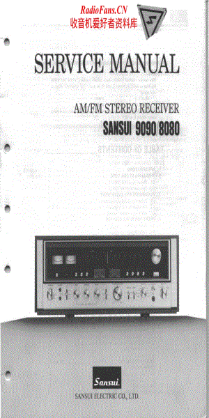 Sansui-9090-8080-Service-Manual电路原理图.pdf