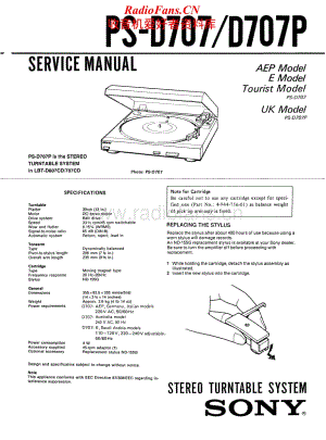 Sony-PS-D707P-Service-Manual电路原理图.pdf