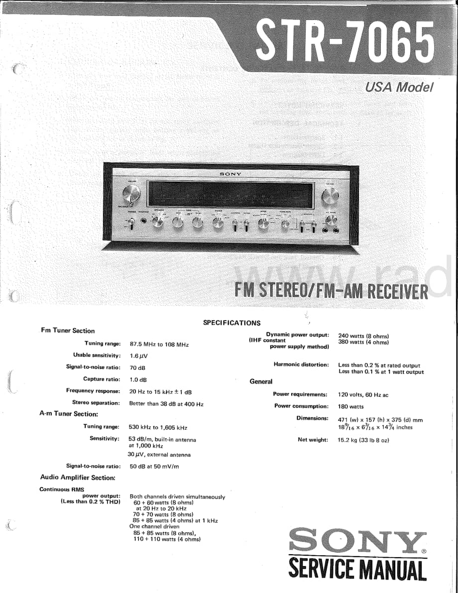 Sony-str-7065-Service-Manual电路原理图.pdf_第3页