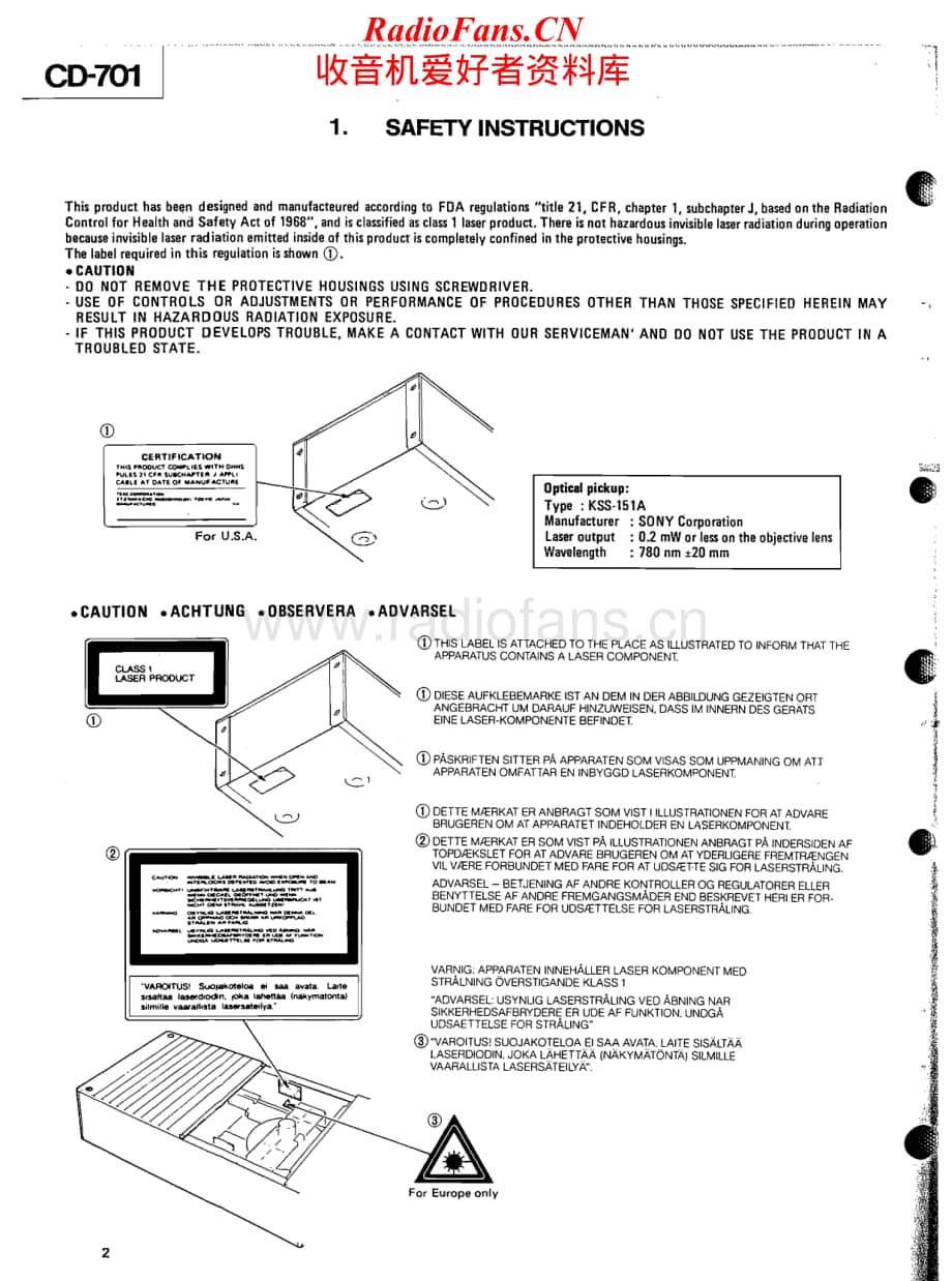 Tascam-CD-701-RC-701-RC-7-Service-Manual (1)电路原理图.pdf_第2页