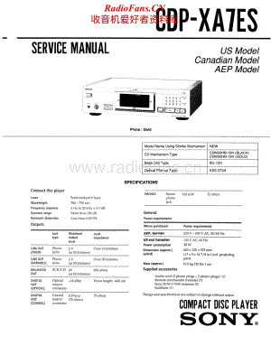 Sony-CDP-XA7-ES-Service-Manual电路原理图.pdf