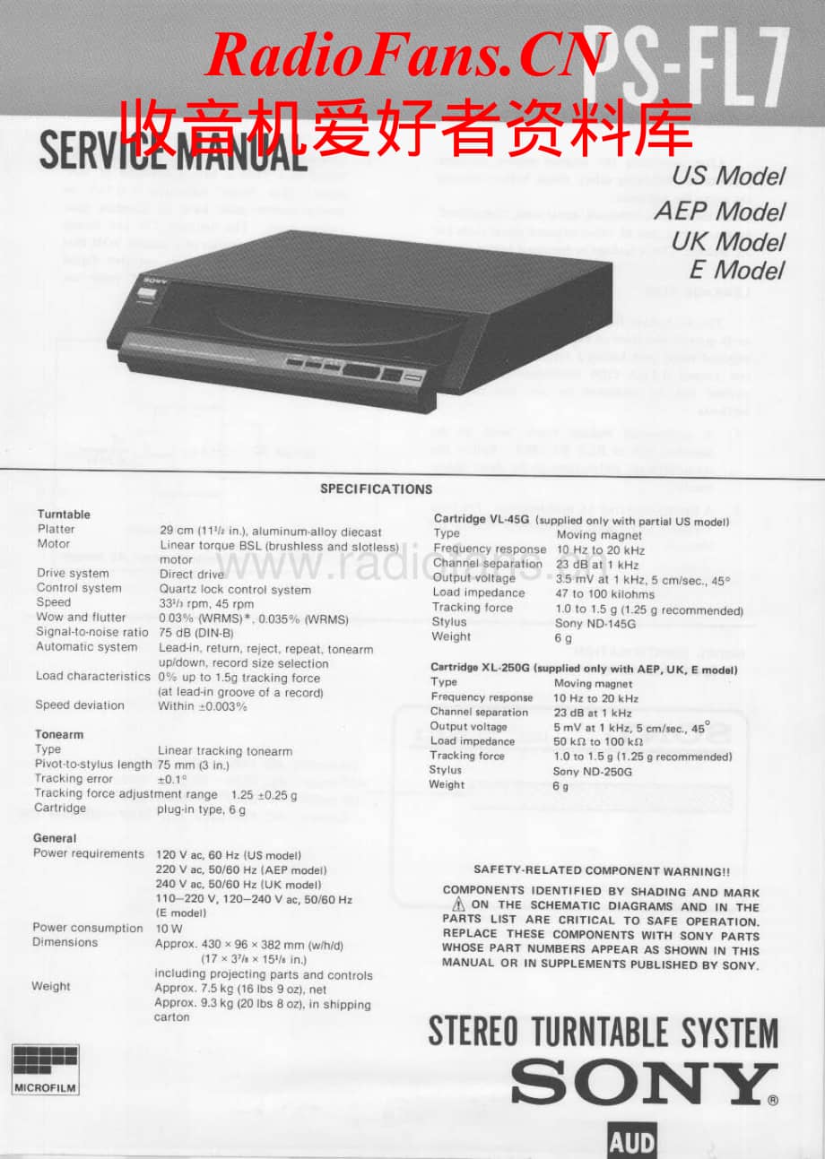 Sony-PS-FL7-Service-Manual电路原理图.pdf_第1页