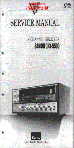 Sansui-QRX-5500-Service-Manual电路原理图.pdf