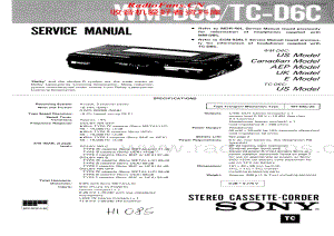 Sony-WM-D6C-Service-Manual电路原理图.pdf
