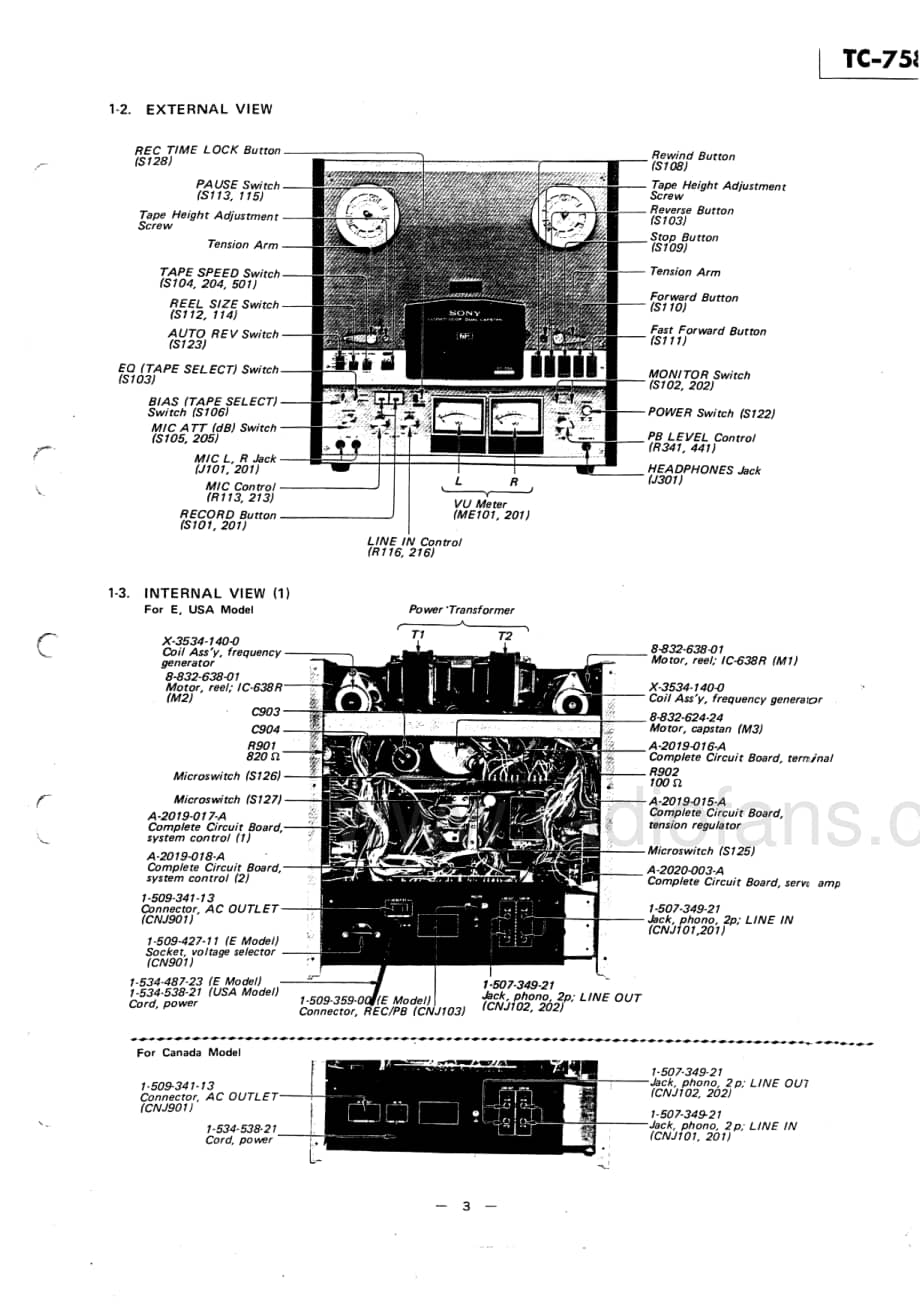 Sony-TC-758-Service-Manual电路原理图.pdf_第3页