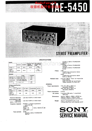 Sony-TAE-5450-Service-Manual电路原理图.pdf