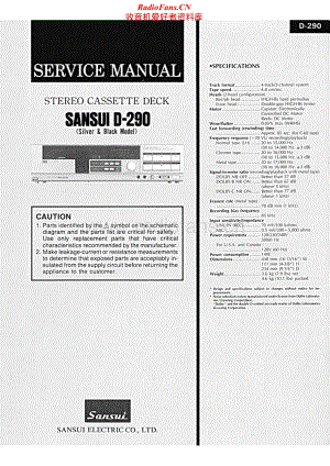 Sansui-D-290-Service-Manual电路原理图.pdf