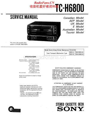Sony-TC-H6800-Service-Manual电路原理图.pdf
