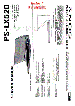 Sony-PS-LX520-Service-Manual电路原理图.pdf