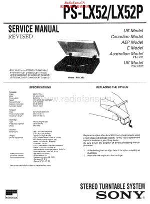Sony-PS-LX52-Service-Manual电路原理图.pdf