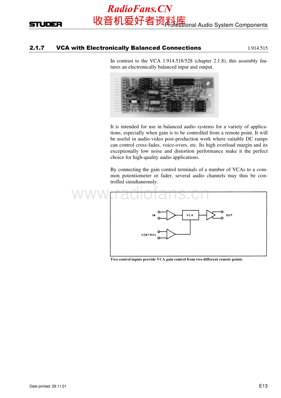 Studer-970-Service-Manual-Section-3电路原理图.pdf_第1页