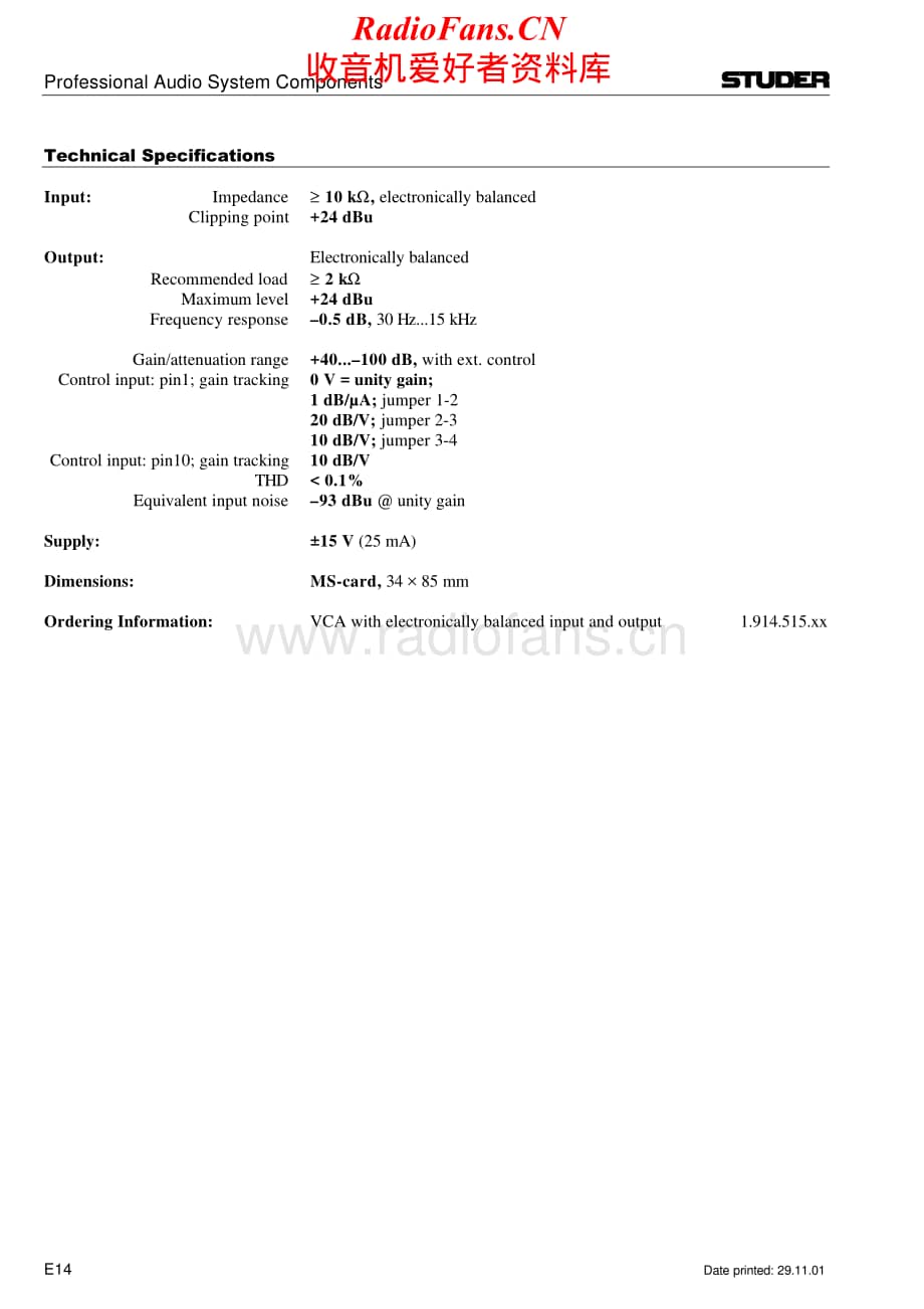Studer-970-Service-Manual-Section-3电路原理图.pdf_第2页