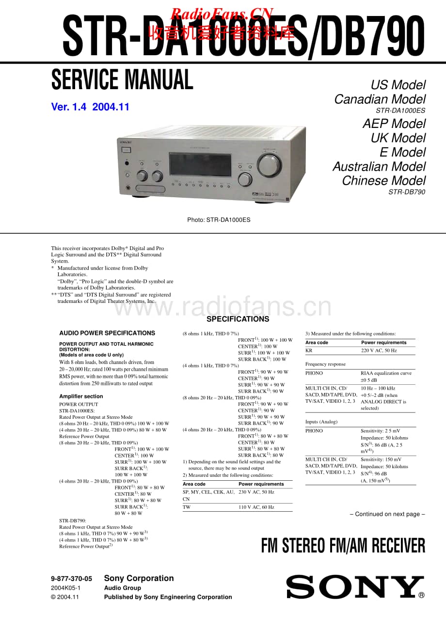 Sony-STR-DB790-Service-Manual电路原理图.pdf_第1页