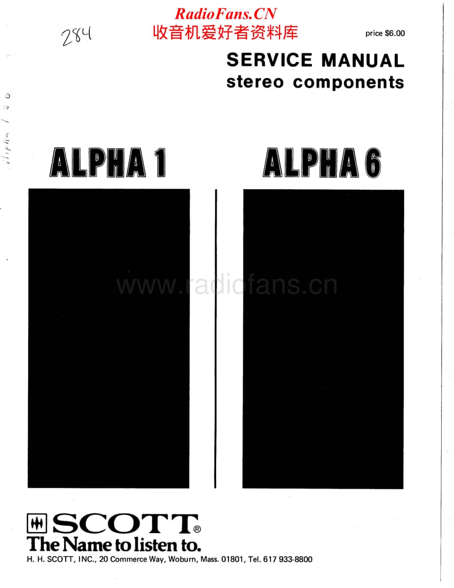 Scott-Alpha-1-Alpha-6-Service-Manual电路原理图.pdf_第1页