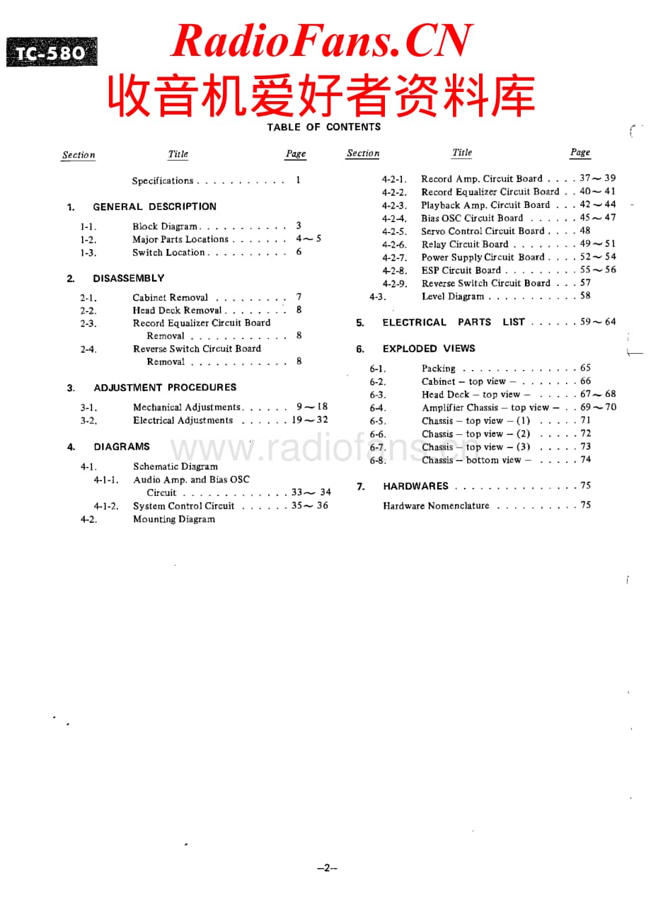 Sony-TC-580-Service-Manual电路原理图.pdf_第2页