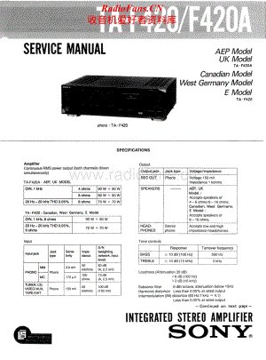 Sony-TA-F420-Service-Manual电路原理图.pdf