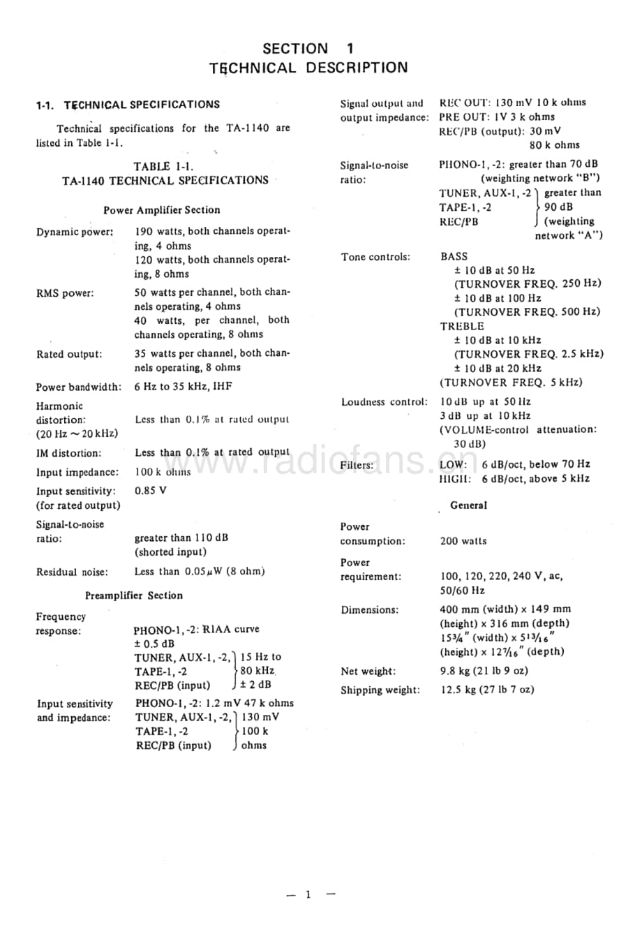 Sony-TA-1140-Service-Manual电路原理图.pdf_第3页