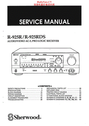 Sherwood-R-925R-Service-Manual电路原理图.pdf