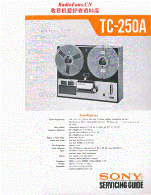 Sony-TC-250-A-Service-Manual电路原理图.pdf