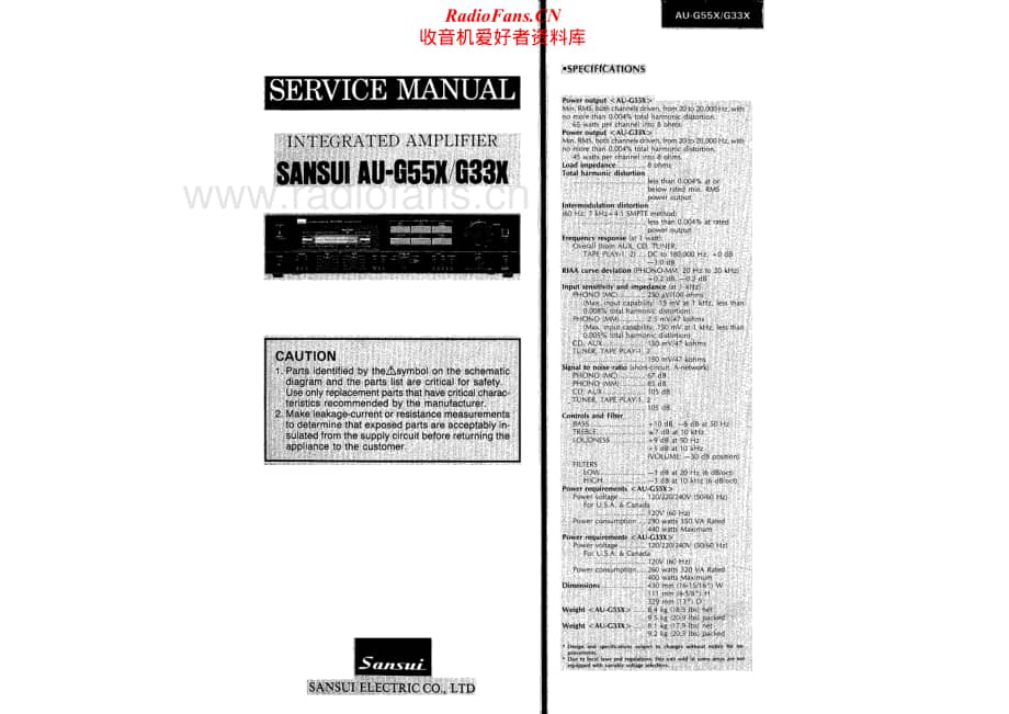 Sansui-AUG-55-X-Service-Manual电路原理图.pdf_第1页