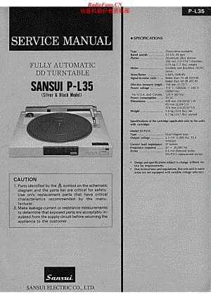 Sansui-P-L35-Service-Manual电路原理图.pdf