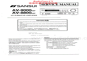 Sansui-AV-8800-DSP-Service-Manual电路原理图.pdf