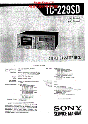 Sony-TC-229SD-Service-Manual电路原理图.pdf