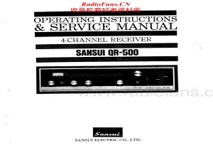 Sansui-QR-500-Service-Manual电路原理图.pdf