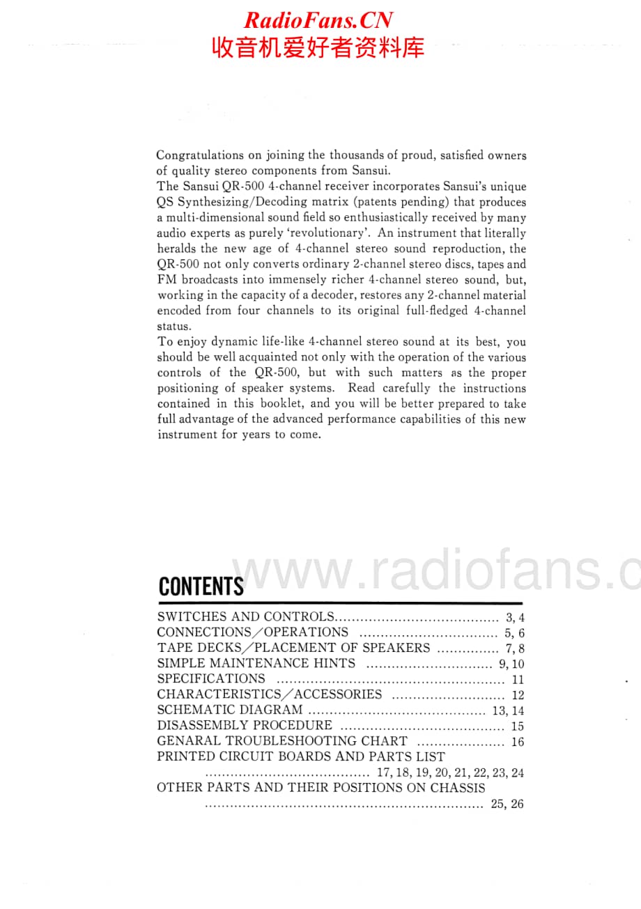 Sansui-QR-500-Service-Manual电路原理图.pdf_第2页