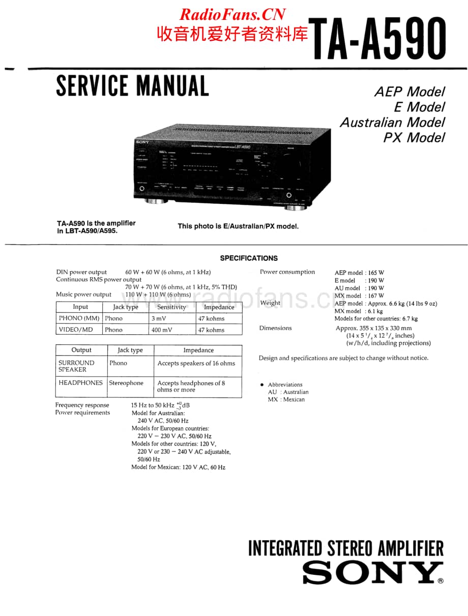 Sony-TA-A590-Service-Manual电路原理图.pdf_第1页