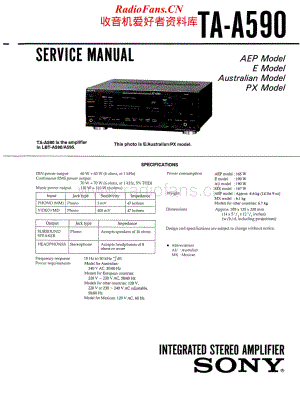 Sony-TA-A590-Service-Manual电路原理图.pdf