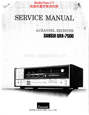 Sansui-QRX-7500-Service-Manual电路原理图.pdf