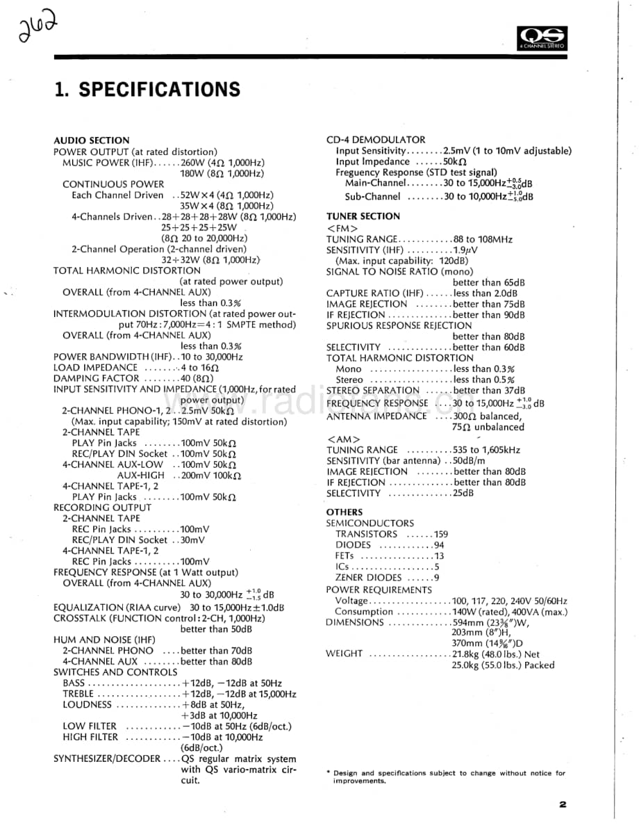 Sansui-QRX-7500-Service-Manual电路原理图.pdf_第3页
