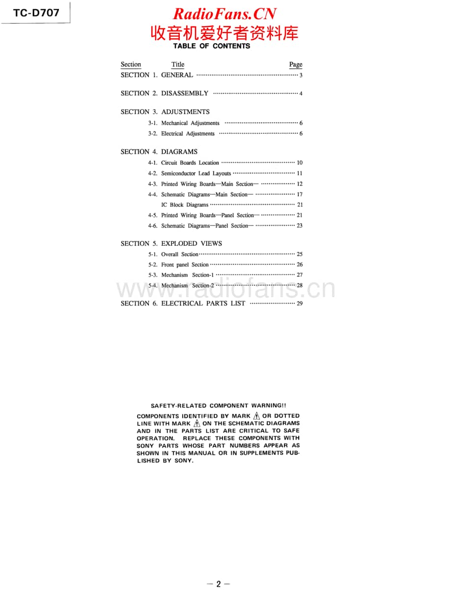 Sony-TCD-707-Service-Manual电路原理图.pdf_第2页