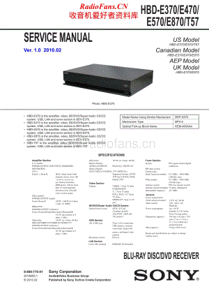 Sony-HBD-T57-Service-Manual电路原理图.pdf