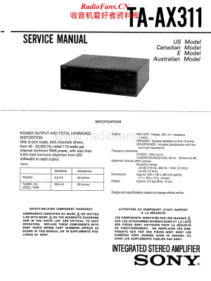 Sony-TA-AX311-Service-Manual电路原理图.pdf