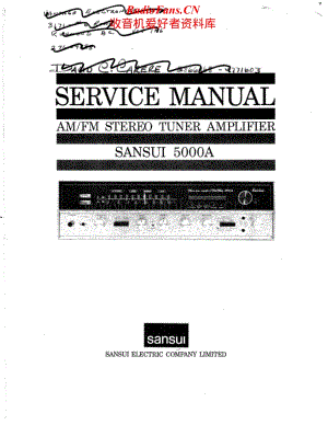 Sansui-5000-A-Service-Manual电路原理图.pdf