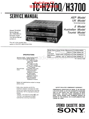 Sony-TC-H2700-Service-Manual电路原理图.pdf