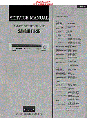 Sansui-TU-S5-Service-Manual电路原理图.pdf
