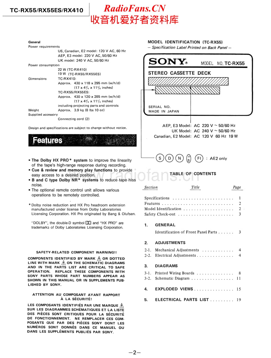Sony-TC-RX410-Service-Manual电路原理图.pdf_第2页