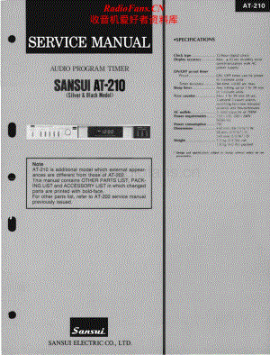 Sansui-AT-210-Service-Manual电路原理图.pdf