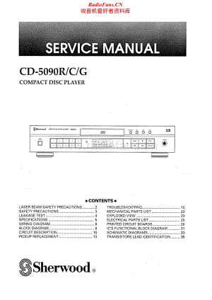 Sherwood-CD-5090C-Service-Manual (2)电路原理图.pdf
