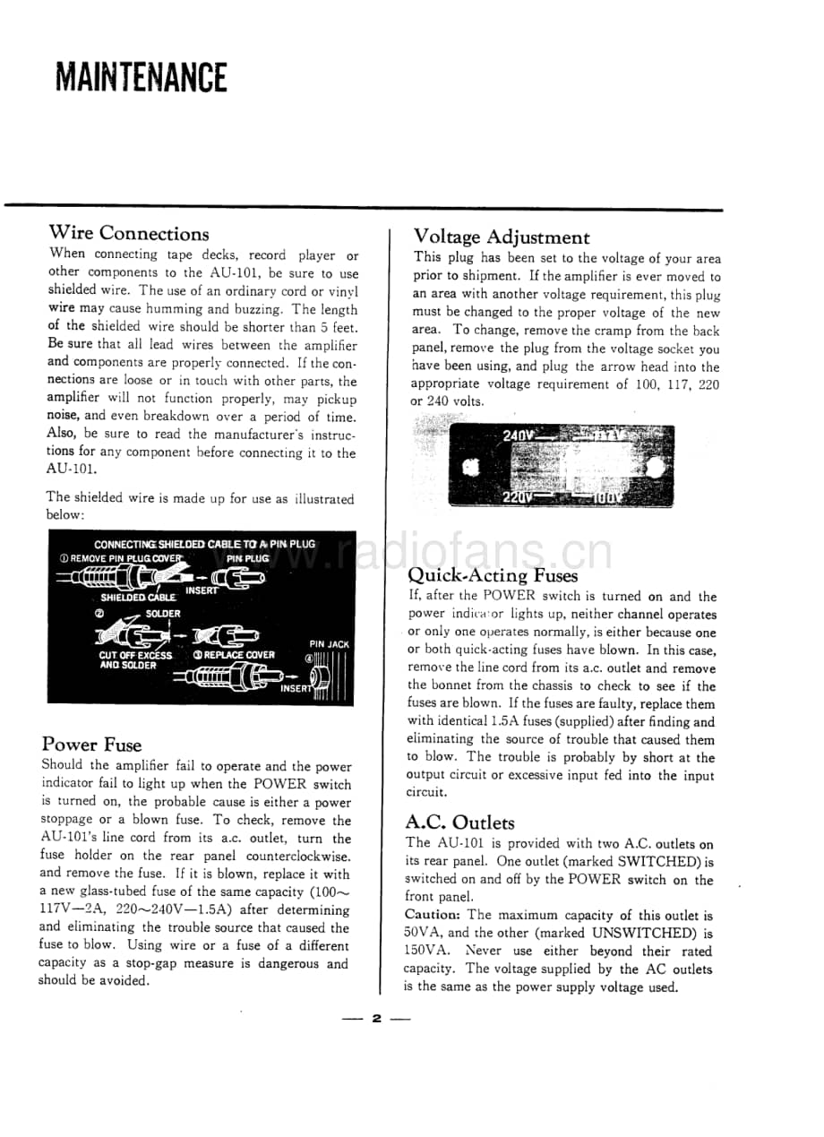Sansui-AU-101-Service-Manual电路原理图.pdf_第3页