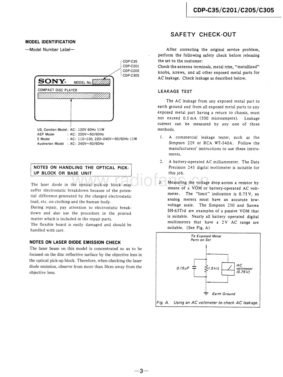 Sony-CDP-C205-Service-Manual电路原理图.pdf_第3页
