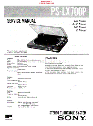 Sony-PS-LX700P-Service-Manual电路原理图.pdf
