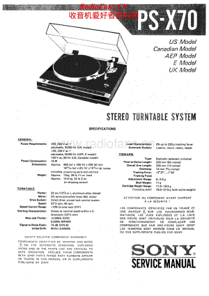 Sony-PS-X70-Service-Manual电路原理图.pdf
